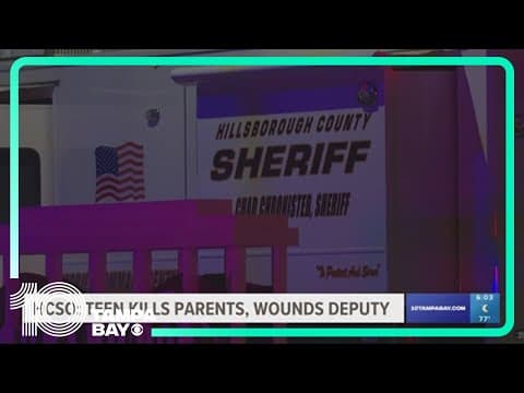 Tampa 19-year-old kills parents before turning the gun on deputies, injuring 1