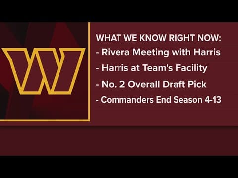 Commander secure No. 2 overall pick in NFL Draft