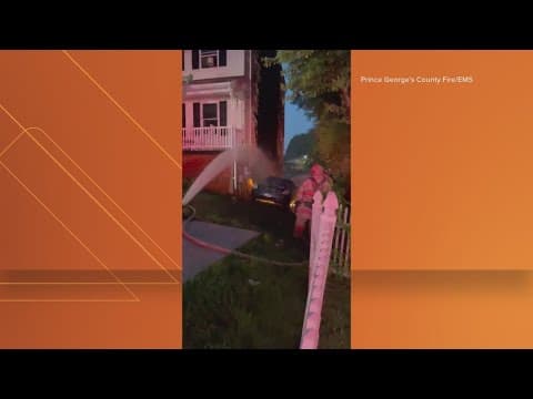 4 people displaced after fire in Prince George's Co.