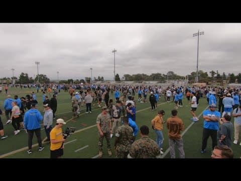 Los Angeles Chargers host open practice at Camp Pendleton
