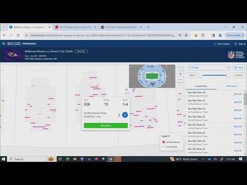 Baltimore Ravens playoff tickets pricey on the secondary market