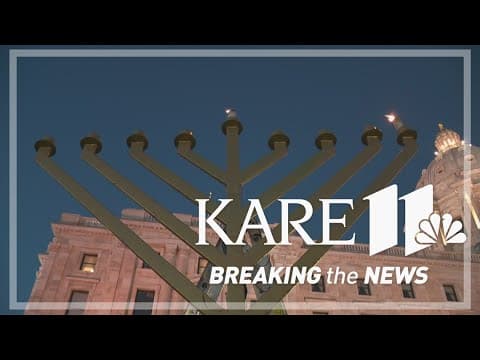 Celebrating Hanukkah outside the state Capitol