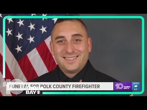 Funeral for Polk County firefighter killed in I-4 crash held