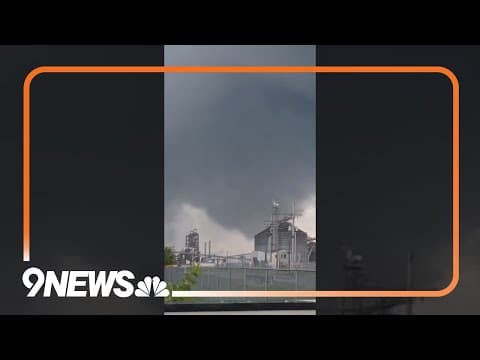 Twister Damages Indiana Warehouse
