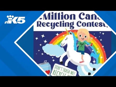 Bellevue elementary students racing students nationwide to recycle millions of aluminum cans