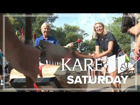Timberworks Lumberjack show at the Minnesota State Fair