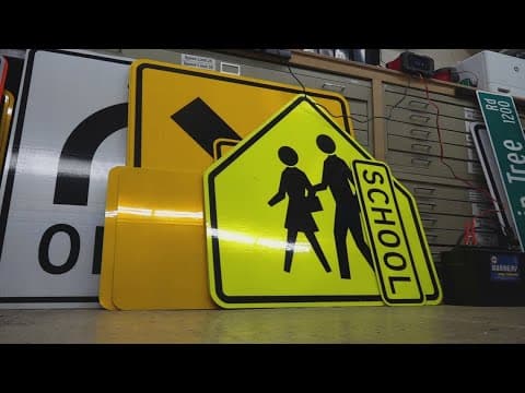 How Knox County makes traffic signs