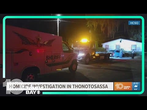 Hillsborough deputies investigating homicide after a man was found dead in car