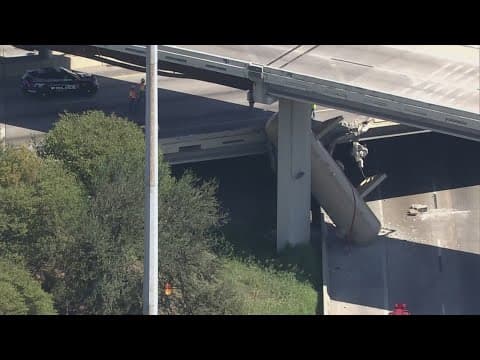 610 North Loop shut down near Eastex Freeway heading east due to tanker crash