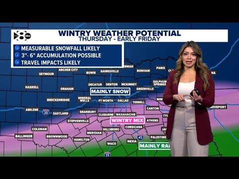 DFW Weather: How much snow will Dallas get? New forecast update Tuesday afternoon