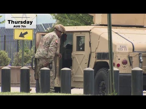 Trump deploys more patrols to DC despite mixed reaction from residents