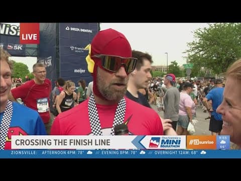 Superheroes complete the 2024 Mini-Marathon