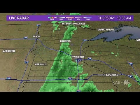 LIVE RADAR: Wind and heavy rain pushing through