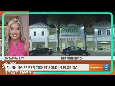 $1.58B Mega Millions ticket sold at Florida Publix