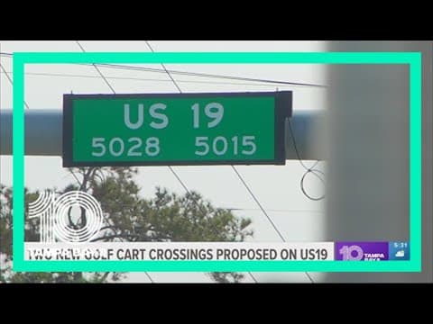 New Port Richey to consider letting drivers cross US-19 in golf carts