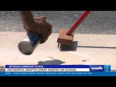 Antisemitic graffiti found at Bethesda elementary school