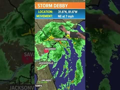 Tuesday 4am Tropical Update: Debby slows down
