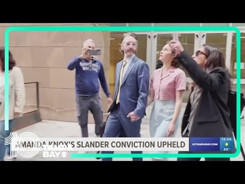 Amanda Knox reconvicted of slander for accusation of 2007 murder