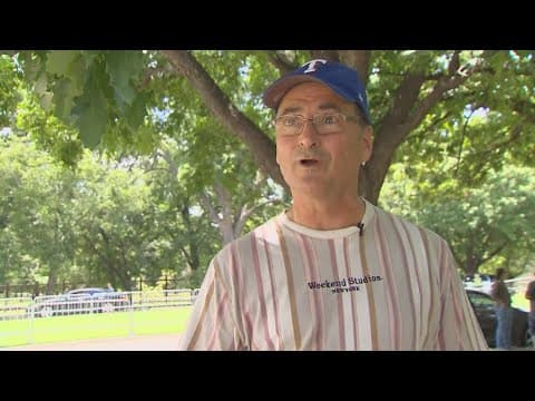 Protestors gather outside Fort Worth Botanic Gardens after far-right group holds meeting there
