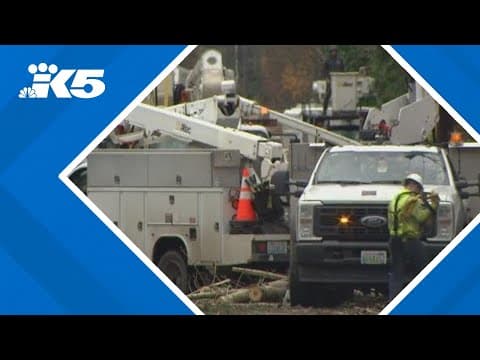 Thousands still without power on Eastside early Monday afternoon