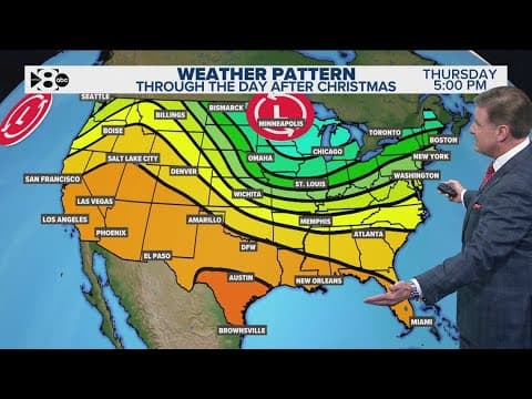DFW Weather: Rain is done for now, but may return around Christmas