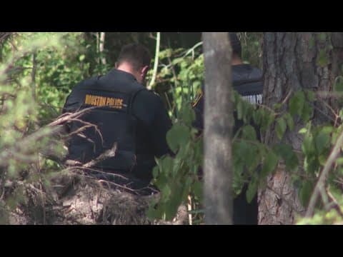 Investigation underway after human remains found by construction worker in wooded area in NE Houston