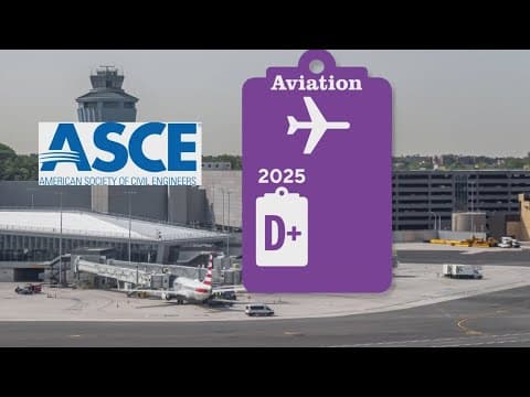 Infrastructure report card gives aviation system D+