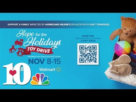WBIR announces Hope for the Holidays Toy Drive