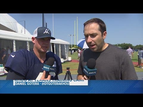 Houston Texans training camp: KHOU 11's Daniel Gotera goes 1-on-1 with Jon Weeks