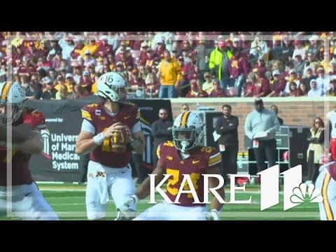 Max Brosmer throws season-high 4 TD passes as Minnesota routs Maryland 48-23 to win third straight