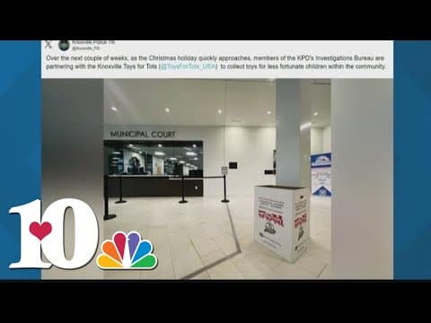 KPD: Knoxville Toys for Tots donations can be dropped off at Public Safety Complex