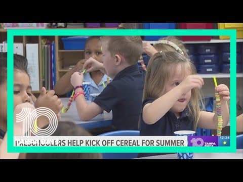 Lutz preschoolers help kick off Cereal for Summer