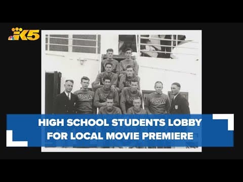 High school students lobby to premiere 'The Boys in the Boat' film in Sequim