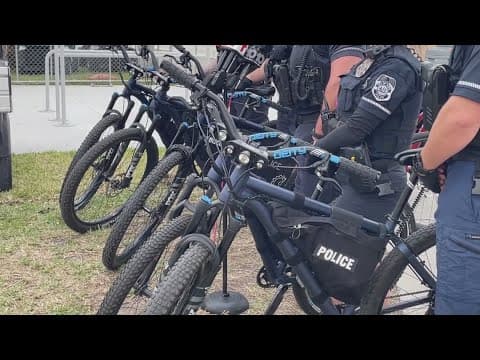 Tampa Police bike unit will be out patrolling during Gasparilla