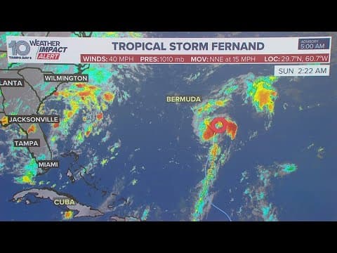 Tracking the Tropics: Fernand expected to remain a tropical storm and stay east of Bermuda