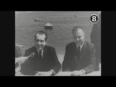 President Richard Nixon in San Diego in the 1960s and 70s.