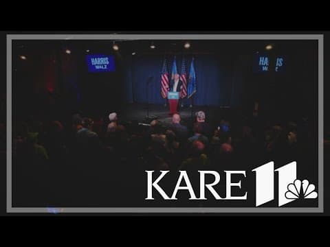 Walz stumping in western Wisconsin Monday