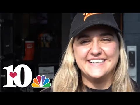 Tennessee Baseball fans celebrate win Monday during the College World Series