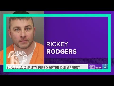 Pinellas County deputy fired after DUI, sheriff's office says