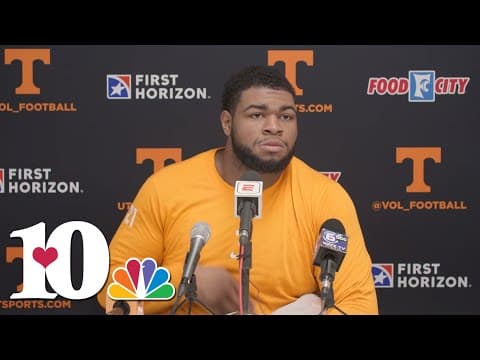 Tennessee DL Omari Thomas talks on teamwork on both sides
