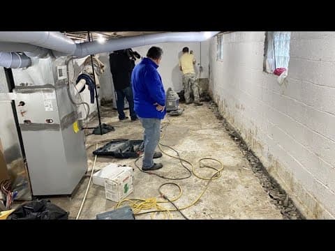 Heavy rain, melting snow could cause water leak inside basements