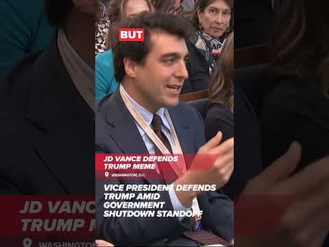 Vance promises memes end if Democrats reopen gov’t