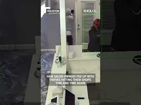 Houston hair salon owners fed up after thieves target wigs, extensions #shorts