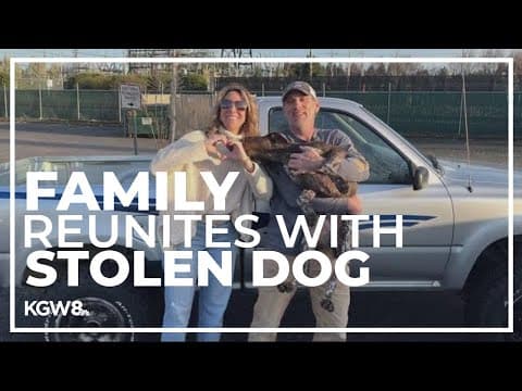 Stolen pickup truck with dog inside from The Dalles found, reunited with owners