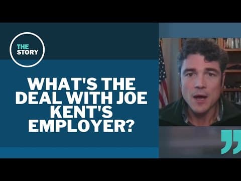 House candidate Joe Kent explains the mystery behind his employer