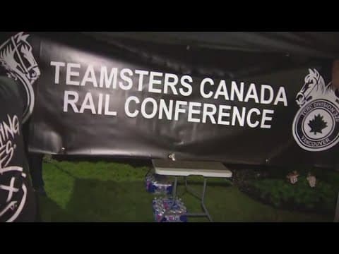 Two Canadian rail lines are stopped today during a labor dispute