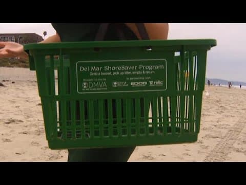 Del Mar is the first on the West Coast to offer Shoresaver program to keep beaches clean