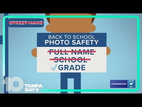 Pasco sheriff: Think twice before posting a back-to-school photo of your child