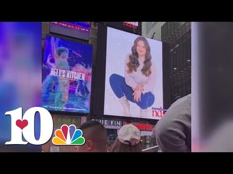 Greenback woman with Down Syndrome featured in NYC's Times Square