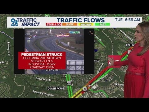 Pedestrian struck in Montgomery County